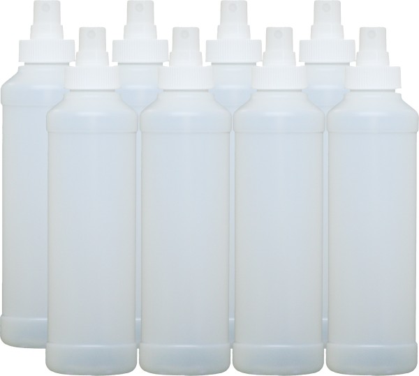8 Spray Rundflaschen mit Sprüher 250ml