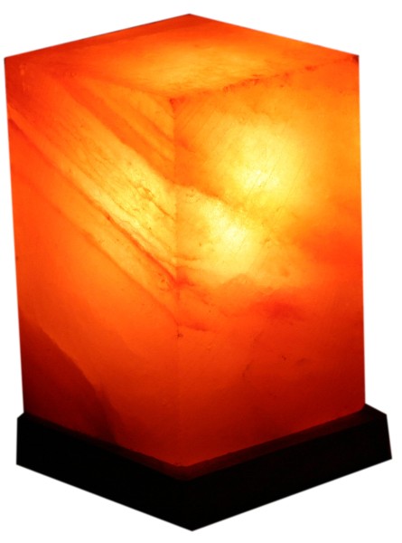 Kristallsalz-Lampe "Feng Shui" mit Elektrik 3-4 kg