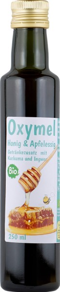 Bio Oxymel Kurkuma und Ingwer 250 ml Getränkezusatz mit Honig & Apfelessig Sauerhonig