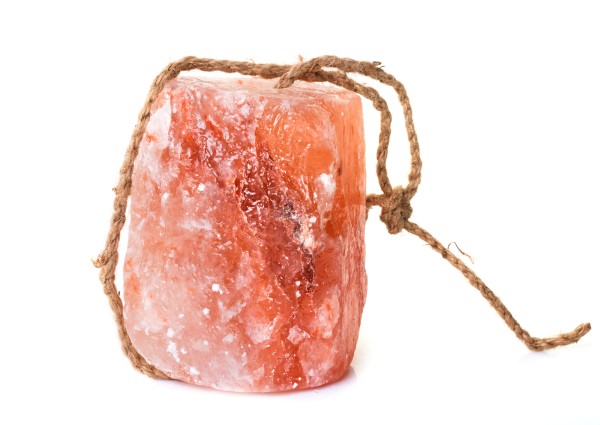 Kristallsalz Leckstein 1,4 kg aus einem Vorgebirge des Himalaya